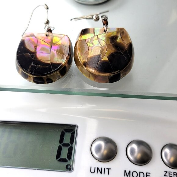 Mother of Pearl Inspired Earrings - Picture 6 of 13
